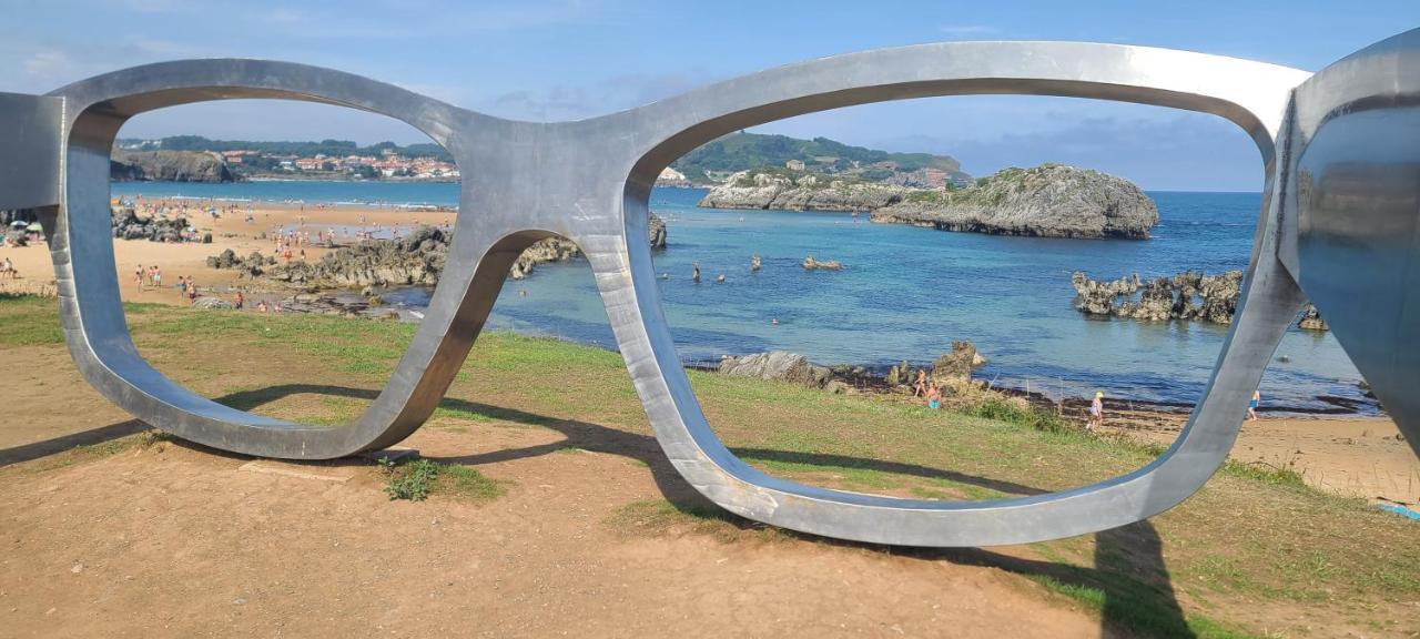 Luminoso Apartamento Playa Ris Con Garaje Noja Esterno foto